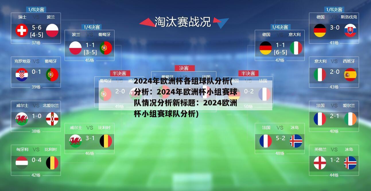 2024年欧洲杯各组球队分析(分析：2024年欧洲杯小组赛球队情况分析新标题：2024欧洲杯小组赛球队分析)